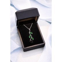 Çekirdekjewelry Siyah Gül Tasarımlı Altın Renk Zarif Kolye Şık Ve Anlamlı Hediye Gri