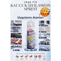 396 Gr Şeffaf Su Yalıtım Spreyi - Sızdırmazlık Ve Geçirmezlik Sağlayan Likit Kauçuk Kaplama Spreyi Çatlak, Oluk, Teras, Cam Ve Fayans Sızıntı Tamir İzolasyon Malzemesi Koruyucu Su Geçirmez Kaplama