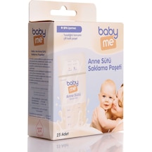 Baby Me Süt Saklama Poşeti 25 Adet Baby Me Süt Saklama Poşeti 25 Adet