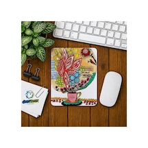 Kahve Çiçeği Baskılı Oyuncu Mousepad 0108
