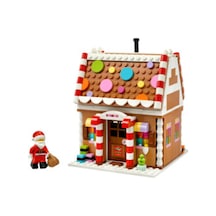 LEGO® Zencefilli Kurabiye Ev 40809 – 10+ Çocuklar için Noel Baba Figürü İçeren Yılbaşı Temalı Yaratıcı Oyuncak Yapım Seti (498P)