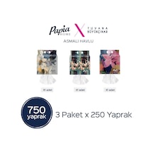 Papia Home Asmalı Havlu 750 Yaprak 3 Paketx250 Yaprak