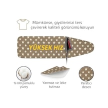 Greenline Ütü Masası Kılıfı, Keçeli Yanmaz, Pamuklu, Kahverengi, Yıldız Desenli, 145x56 Cm, Battal Boy Xxl Açık Ahşap Greenline Ütü Masası Kılıfı, Keçeli Yanmaz, Pamuklu, Kahverengi, Yıldız Desenli, 145x56 Cm, Battal Boy Xxl Açık Ahşap