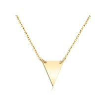 Kuyumcudukkani "üçgen"figürlü Kolye-37076-g Gold