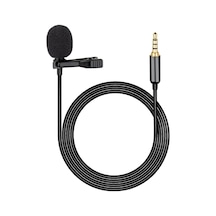 Suntek Portatif Yaka Mikrofonu Stereo 3.5mm Jak Yaka Mikrofonu Ve