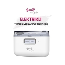 Şarjlı Tırnak Kesme Ve Manikür Cihazı Elektrikli Tırnak Makası Manikür Makinesi