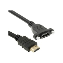 Novahub 1.5m Yüksek Hızlı Hdmı 19 Pin Erkek - Hdmı 19 Pin Dişi Konnektör Adaptör Kablosu, Küçük Boyutlu