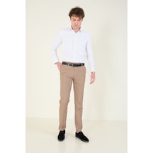 Giyim Dünyası Erkek Slim Fit Gömlek Beyaz 001
