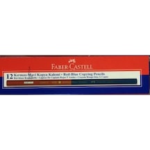 Faber Castell Faber-Castell Mavi-Kırmızı Kopya Kalemi 12'Li Kutu