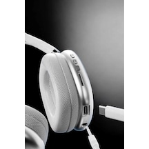 Bfs P9 Air Max Kablosuz 5.0 Mikrofonlu Bluetooth Kulaklık Beyaz Yüksek Ses Kaliteli
