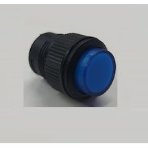 Switch - "180B" - Push Buton - 16 Mm - Yaylı - Mavi Işıklı