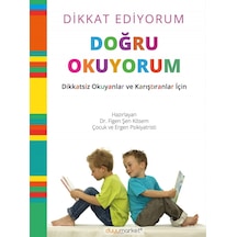 Duyumarket Dikkat Ediyorum Doğru Okuyorum- Dikkatli Okuma Becerisini Geliştirme Çalışma Kitabı