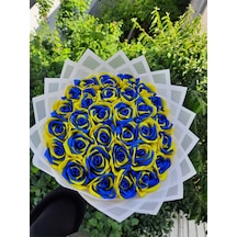 30 Lu Fenerbahçe Solmayan Gül Buketi Fenerbahçe