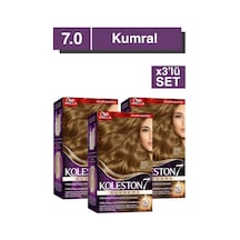 Koleston Supreme Kit Saç Boyası 7/0 Kumral X3 Adet