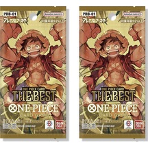 2 Paket Bandai One Piece Card Game The Best Premium Booster Prb-01 20 Kart Japonca Toplam 20 Kart