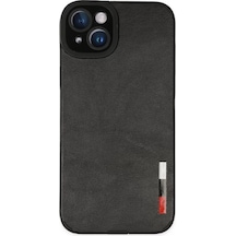 Newface Apple Uyumlu İphone 14 Plus Kılıf Loop Deri Silikon - Siyah