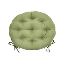 Leva House Lüks Duvarlı Silikon Yuvarlak Minder 45 Cm - 8 Adet Tarı Beyaz