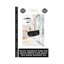 Buharlı Temizleyici Yedek Cam Aparatı Cb902a Pratik Aparat Ayna Başlığı Duşakabin Ucu
