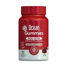 Ocean Gummies Iron Extra Demir İçeren Takviye Edici Gıda 60 Çiğnenebilir Jel Form