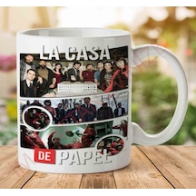 1-1112 La Casa De Papel Oyuncular İki Tarafı Baskılı Kupa Bardak.jpg