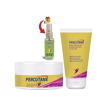 Percutane 1erli Set: Tüp + Kavanoz Kapsikum Arnika Montana Dulavratotu Kökü Kremi 50ml + Çörekotu Yağı Vücut Masaj Seti