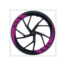 Motorsiklet Mt 07 Mor-pembe Uyumlu Geçişli Reflektörlü Jant Şeridi Çok Renkli