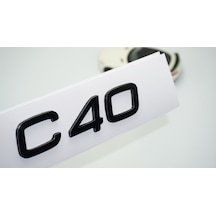 Dk Tuning C40 Siyah Abs 3m 3d Bagaj Yazı Logo Volvo İle Uyumlu