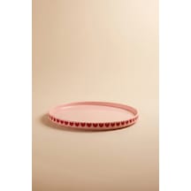 Karaca Sweetheart Servis Tabağı 27 Cm Pembe