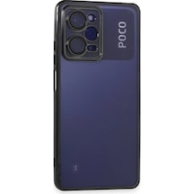 Newface Xiaomi Poco X5 Pro 5g Kılıf Razer Lensli Silikon Semeglbl - 25 - Siyah Sıyah