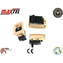 Cam Kaldırma Anahtarı Bmw 3 Seri E53-e70-e71-e87-e89-e90-e91-e92 Sağ Bej 61316945876 1