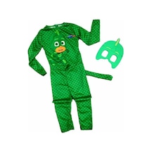 Masho Kids Kertenkele Çocuk Kostümü - Pijamaskeliler Kostümü - Gekko Kostümü