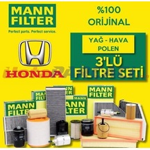 Honda City 1.4 Mann-Filter Filtre Bakım Seti 2009-2011 L13Z