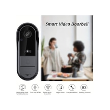 Besthome1 Kablosuz Wifi Gece Görüşlü Kapı Zili, 125 Geniş Açı, İki Yönlü Sesli, Tuya Uygulama Kontrollü, Yüksek Çözünürlüklü, U