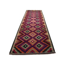 Zehra Abla Halı El Dokuma Enteresan Doğu Anadolu Herki Yolluk Yün Kilim 6314