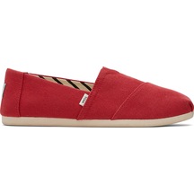 10017743 Red Espadril / Keten Kadın 10017716 10017712 10017743 Toms Alpargata Classic Recycled Cot Kırmızı