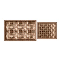 Banyo Paspas Seti 2'li-makinede Yıkanabilir-leke Tutmaz Klozet Takımı 60x100-40x60cm Kapuçino3 - 931611265 Kapuçino3