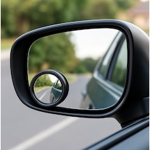 Araç Kör Nokta Aynası 2 Li - 360 Dönebilen Spot Mirror, Dikiz Ayna Yardımcısı