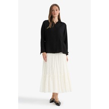 Defacto A Kesim Dantel Maxi Etek F6601ax25hser105 Ekru