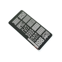 Nail Art Stamping Baskı Plakası Vv05