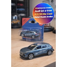 Siku Audi Q4 E-tron Metal Model Araba Oyuncak Diecast Koleksiyon Lisanslı Elektrikli Orijinal 8.5 Cm