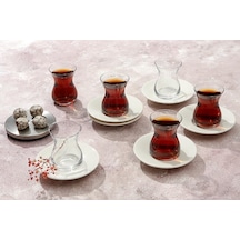 Peride Alumilite 6 Kişilik Çay Takımı çok renkli