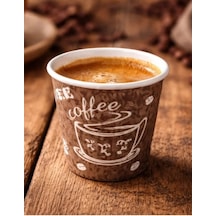 Yüksek Kalite Karton Bardak 2.5 Oz Espresso/ Zemzem/mocha Türk Kahvesi Bardağı 10 Paket 500 Adet 100 adet