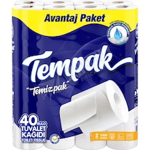 5 Adet Tempak Çift Kat Tuvalet Kağıdı 40'lı