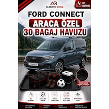 Ford Connect 2022 - 2026 Araca Özel 3d Bagaj Havuzu