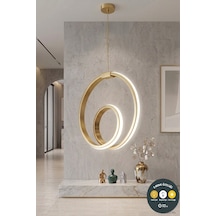 Asora Led Eskitme Avize - Minimalist Ve 3 Renk Modern Sarkıt & Salon, Antre Ve Hol Aydınlatma