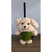 Sevimli Şirin Köpek Peluş Oyuncak Anahtarlık Hediyelik Uyku Arkadaşı 15 Cm Kahverengi