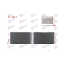 Mini R50,r53 Cooper 1.6 2001-2006 Klima Radyatoru