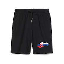 Euro 24 Slovakia Erkek Siyah Şort Siyah
