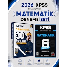 Yediiklim 2026 Kpss Matematik Deneme & Kpss Matematik 6 Deneme Evp Akademi Seti