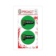Monster Tasarım Damla Logo Sticker 15 Diğer